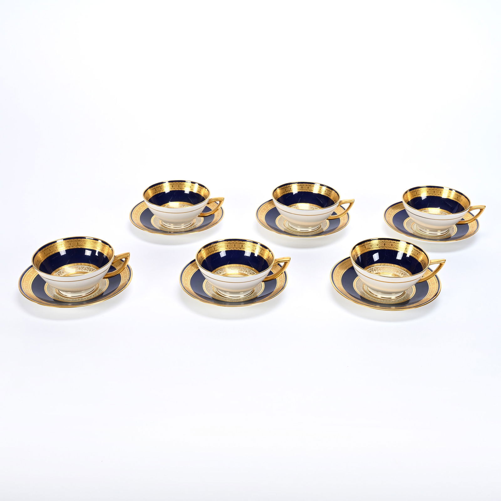 (6) Coffee Cups & Saucers Marked Minton (1 of 3)