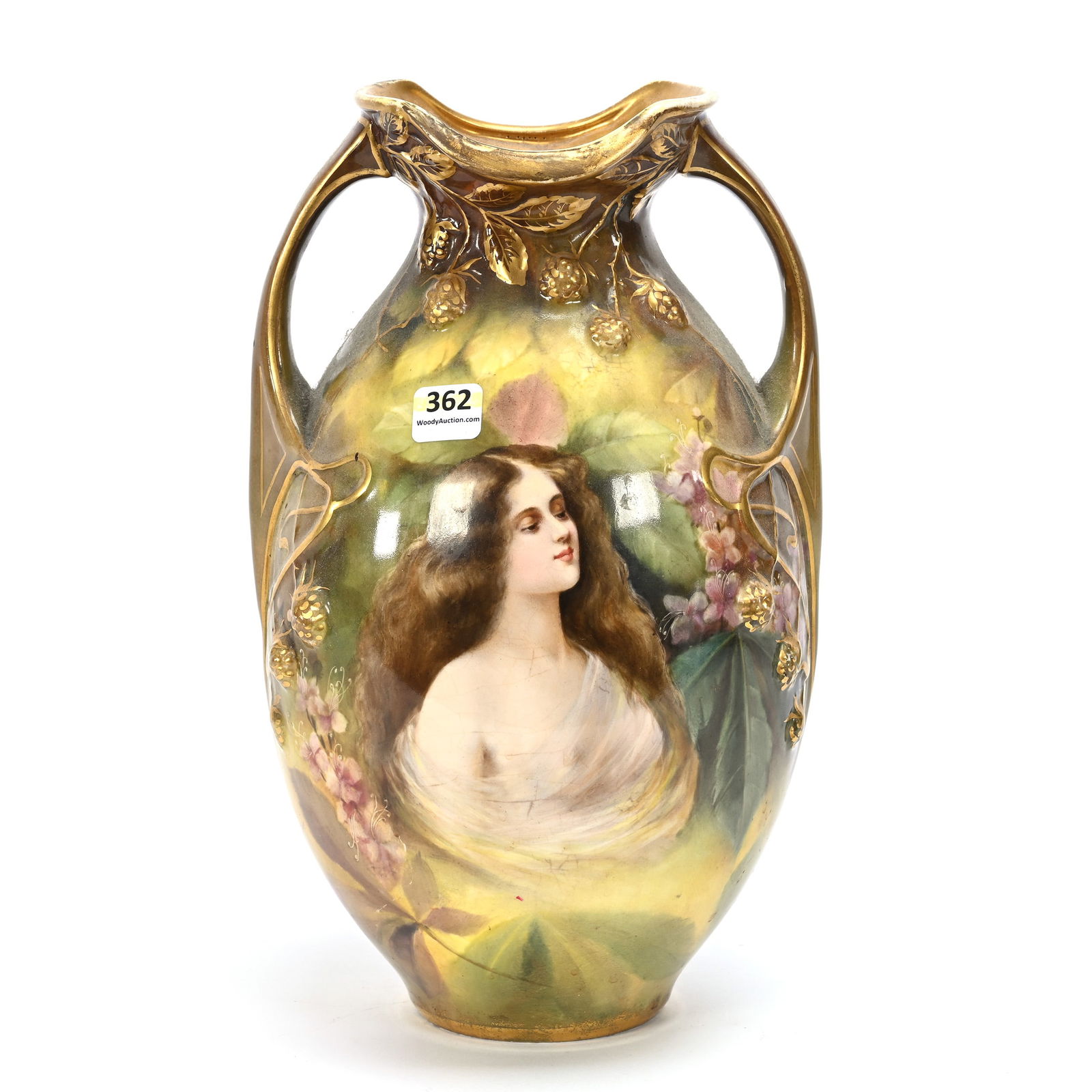 Two Handled Vase, Royal Bonn, Portrait Decor (1 of 4)