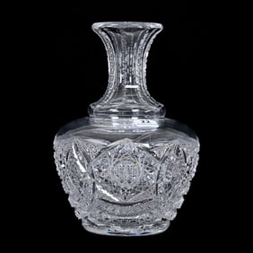 Carafe, American Brilliant Cut Glass