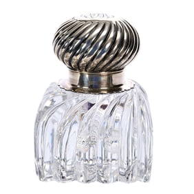 Inkwell, American Brilliant Cut Glass