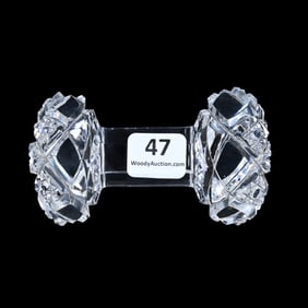 Knife Rest, American Brilliant Cut Glass