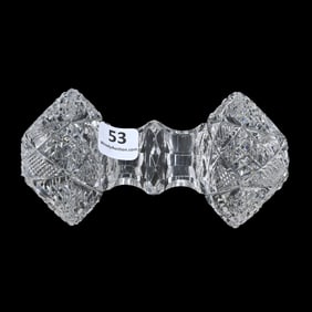 Knife Rest, American Brilliant Cut Glass