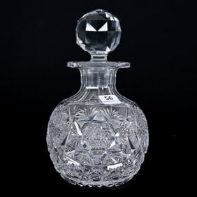 Cologne Bottle, American Brilliant Cut Glass
