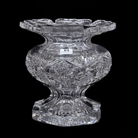 Pedestal Vase, Cuspidor Shape, ABCG