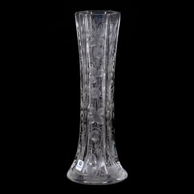 Vase, Six-Sided, ABCG, Signed Libbey