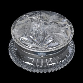 Jewel Box, American Brilliant Cut Glass