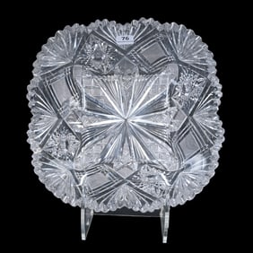 Square Salad Bowl, ABCG, Victoria By Imperial Glass