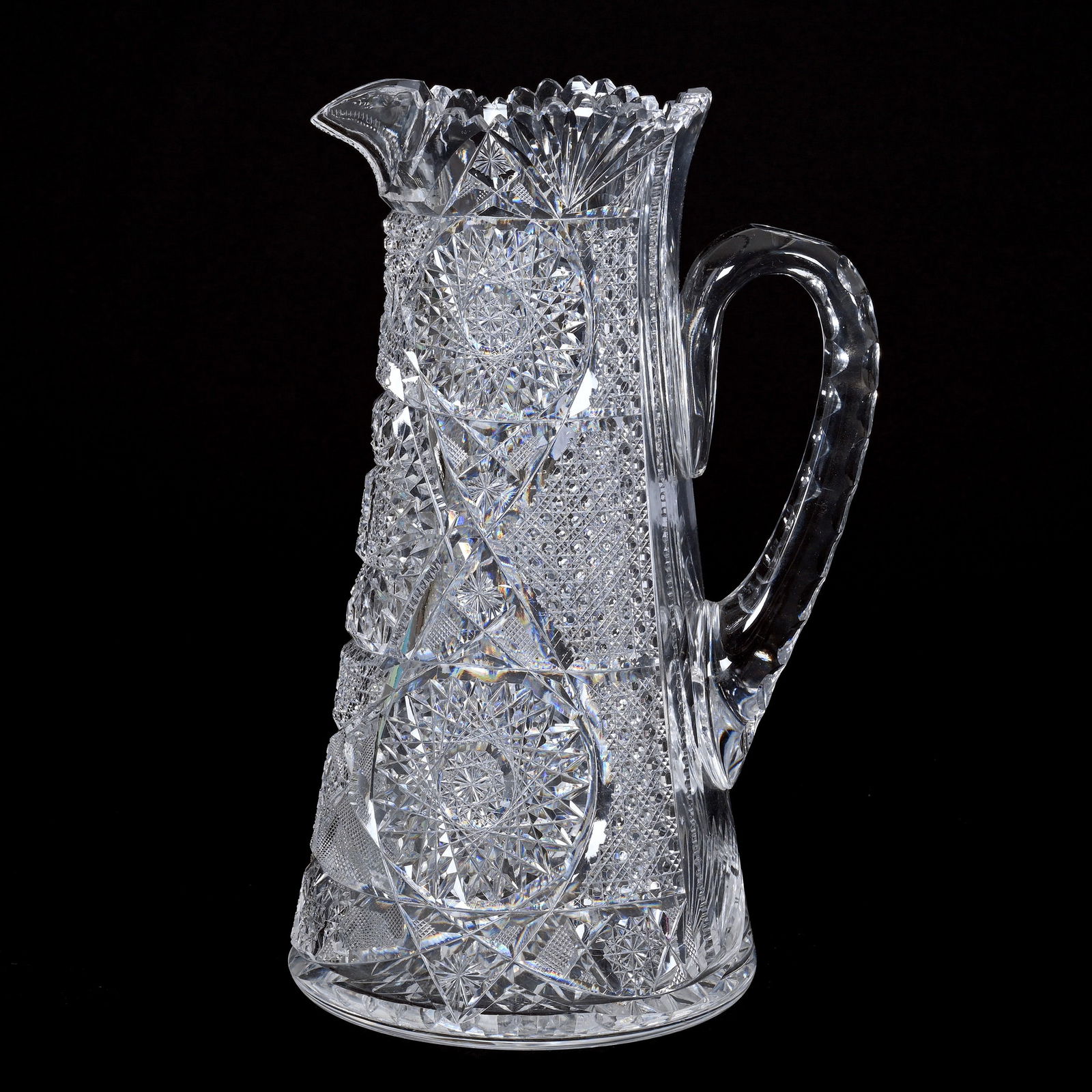 Pitcher, American Brilliant Cut Glass (1 of 3)