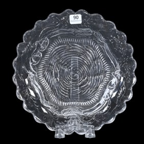 Shallow Bowl, American Brilliant Cut Glass