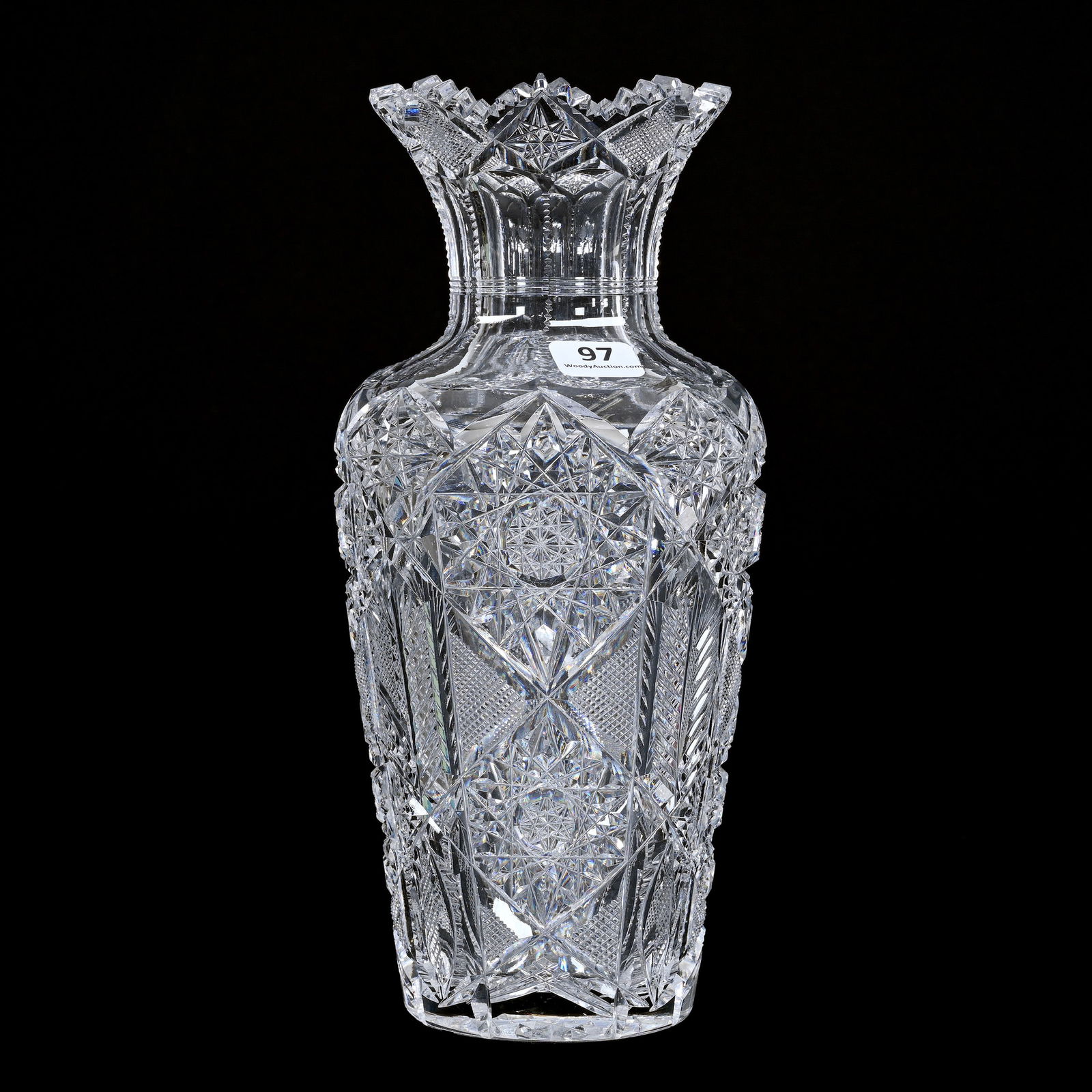 Vase, American Brilliant Cut Glass (1 of 3)