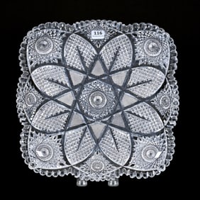 Square Tray, ABCG, Aberdeen Pattern By Hawkes