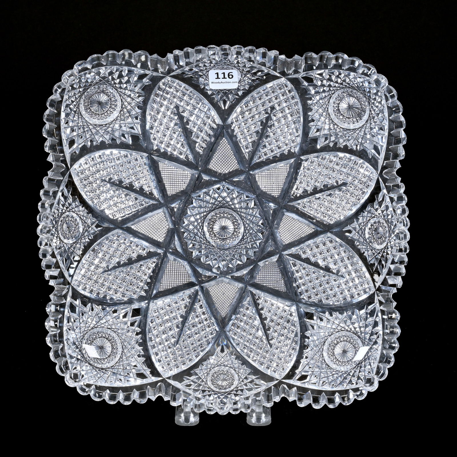 Square Tray, ABCG, Aberdeen Pattern By Hawkes (1 of 2)