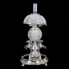Kerosene Lamp, ABCG, Attributed To Meriden