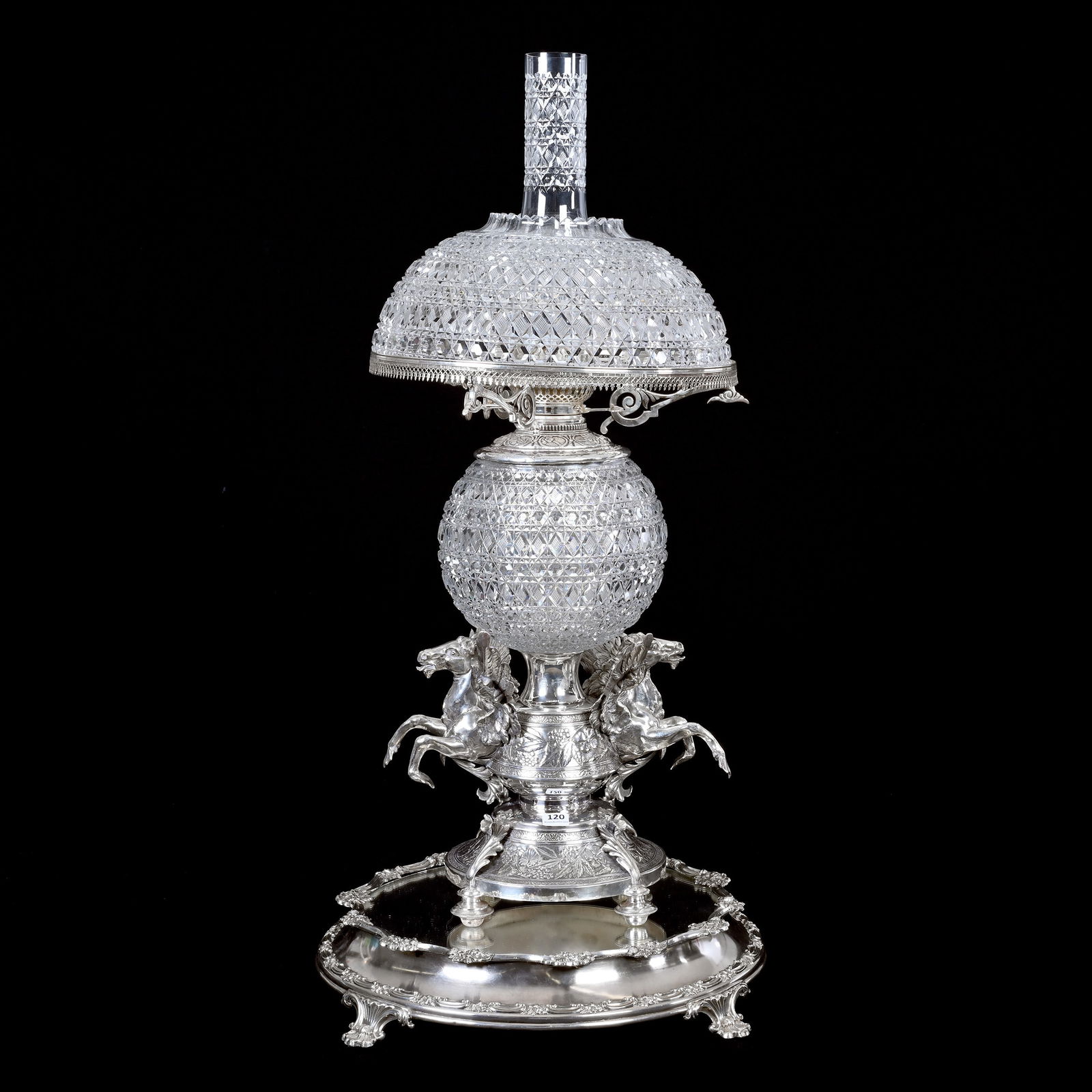 Kerosene Lamp, ABCG, Attributed To Meriden (1 of 6)