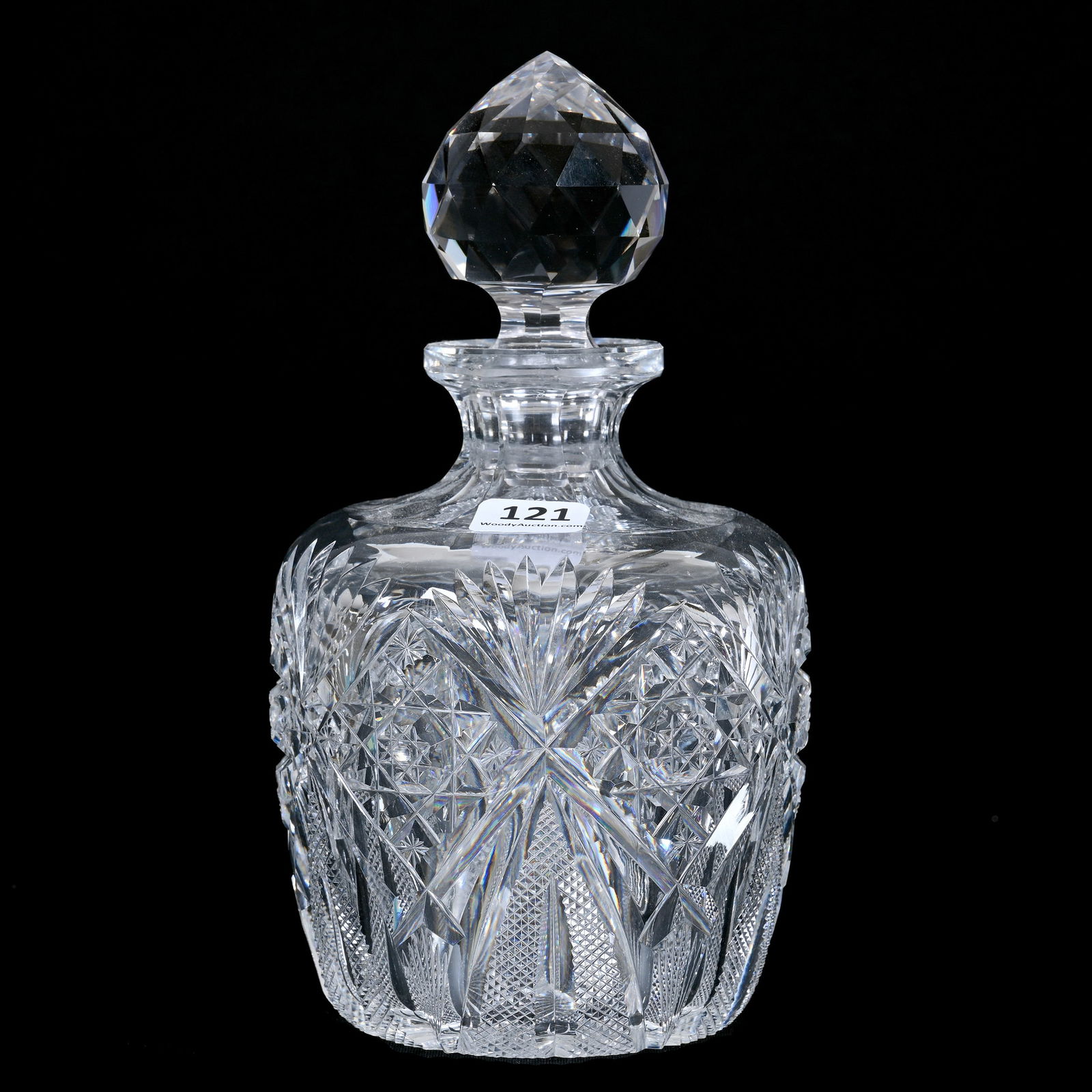 Cologne Bottle, ABCG, Venetian Pattern By Hawkes (1 of 3)