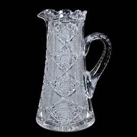 Tankard, American Brilliant Cut Glass
