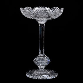 Compote, American Brilliant Cut Glass