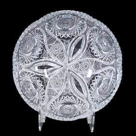 Bowl, American Brilliant Cut Glass