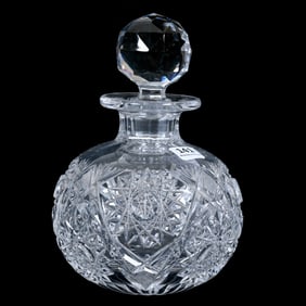 Cologne Bottle, American Brilliant Cut Glass