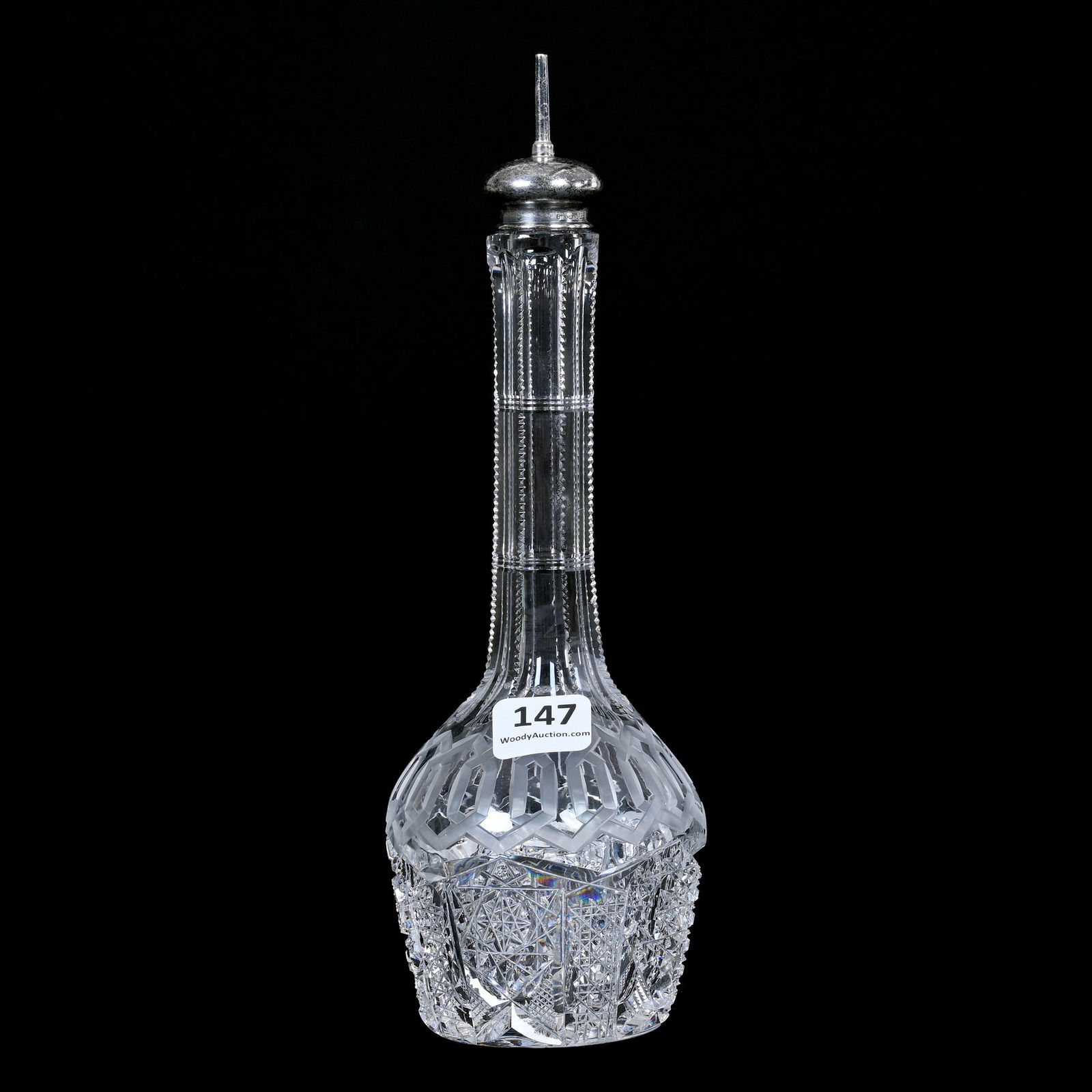 Barber Bottle, ABCG, Alhambra Pattern By Meriden (1 of 3)