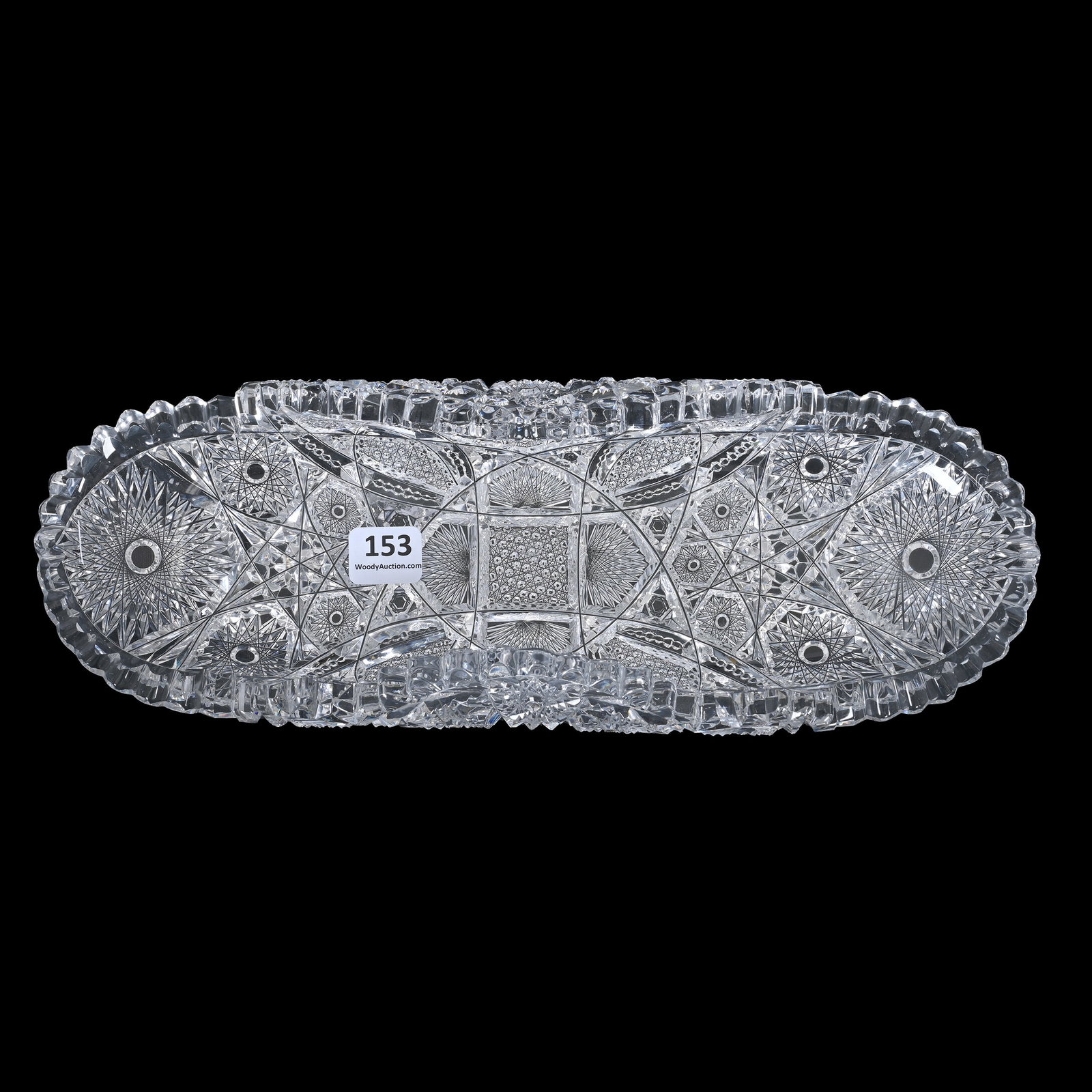 Folded Celery Tray, ABCG, Signed Libbey Marcella (1 of 3)