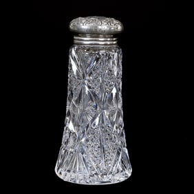 Sugar Shaker, American Brilliant Cut Glass