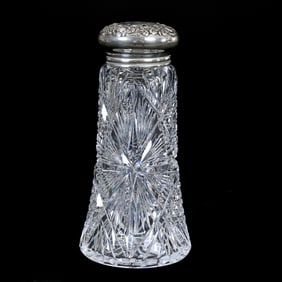 Sugar Shaker, American Brilliant Cut Glass