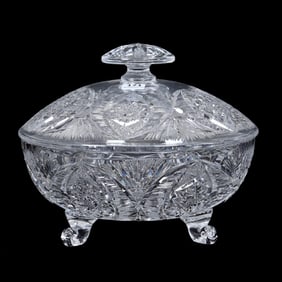 Covered Casserole, Footed, ABCG