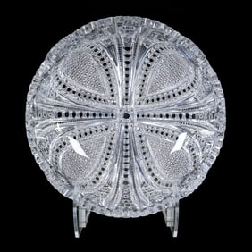 Bowl, ABCG, Signed Libbey Aztec Pattern