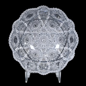 Bowl, American Brilliant Cut Glass