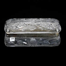 Glove Box, ABCG, Engraved Floral Lid