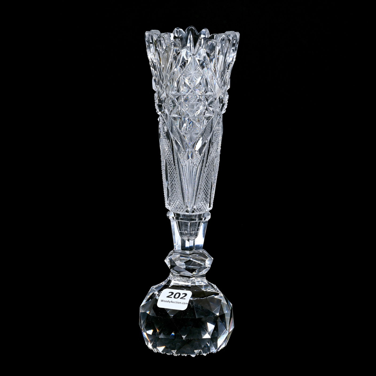 Paperweight Vase, ABCG, Venetian Pattern By Hawkes (1 of 3)