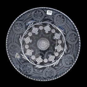 Round Tray, ABCG, Signed Libbey Pattern #431