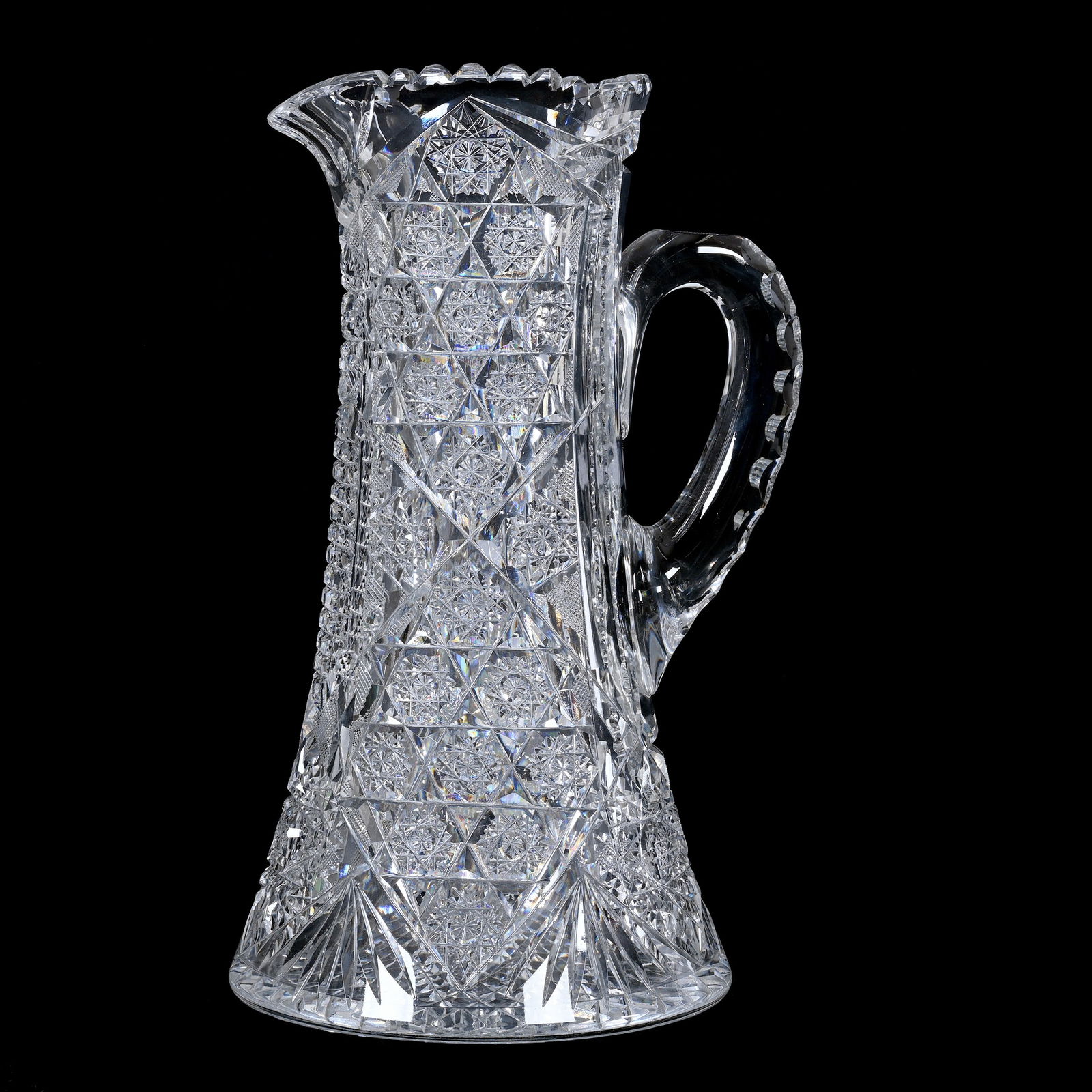 Massive Tankard, American Brilliant Cut Glass (1 of 3)