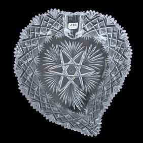 Bowl, Heart Shape, ABCG, Venetian By Straus