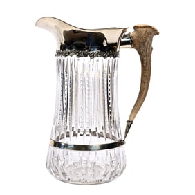 Pitcher, American Brilliant Cut Glass
