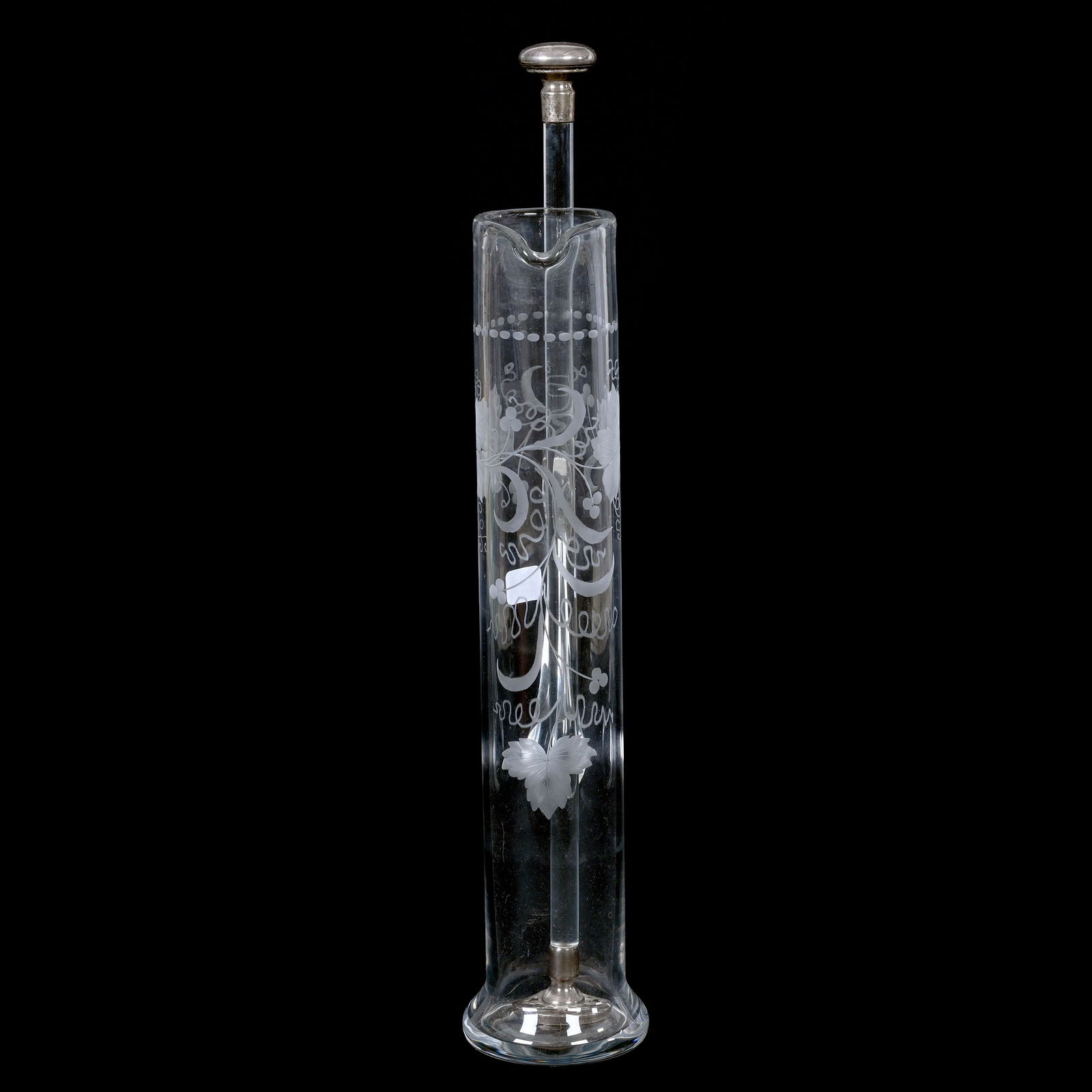 Martini Cylinder Pitcher, ABCG, Signed Hawkes (1 of 3)