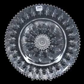 Round Tray, ABCG, Open Petal By Hinsberger