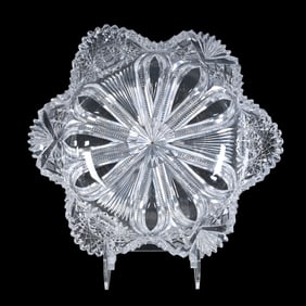 Bowl, Blown Mold, ABCG, Ducal By Straus