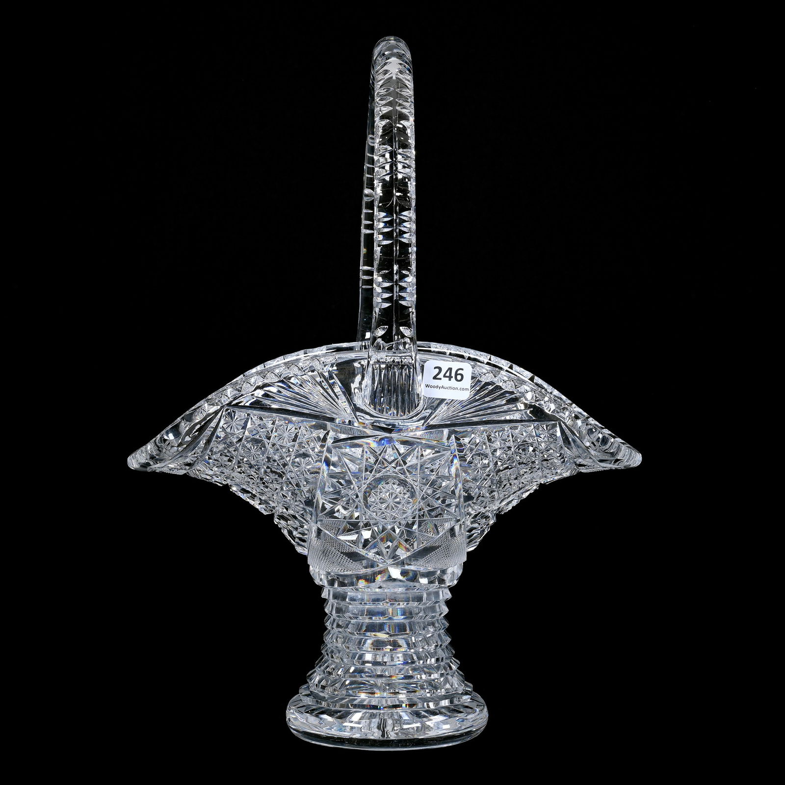 Basket, ABCG, Celandin By Laurel Cut Glass (1 of 3)