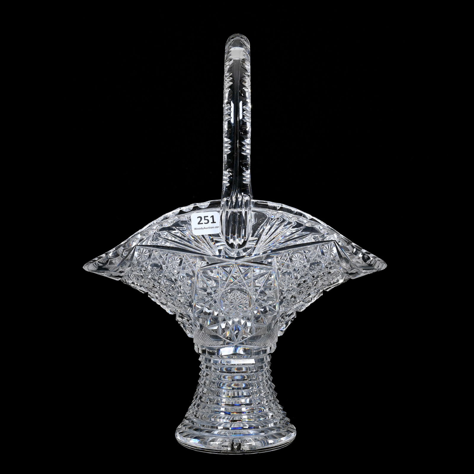 Basket, ABCG, Celandine By Laurel Cut Glass (1 of 3)