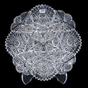 Round Tray, ABCG, Spencer Pattern By Shotton Glass