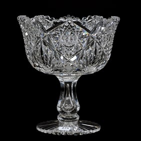 Footed Bowl, ABCG, Signed Hawkes Albion Pattern