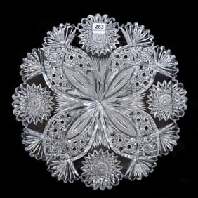 Round Tray, ABCG, Chrysanthemum By Hawkes
