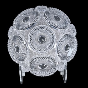 Bowl, ABCG, Rose Diamond Pattern By Meriden