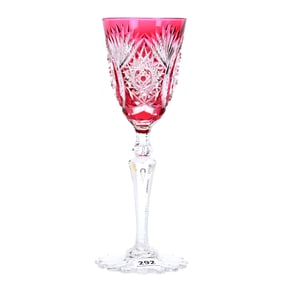 Wine Stem, BPCG, Cranberry Cut To Clear