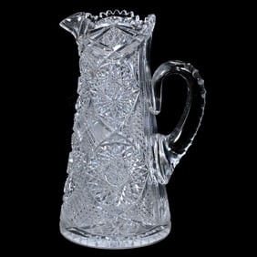 Tankard, American Brilliant Cut Glass