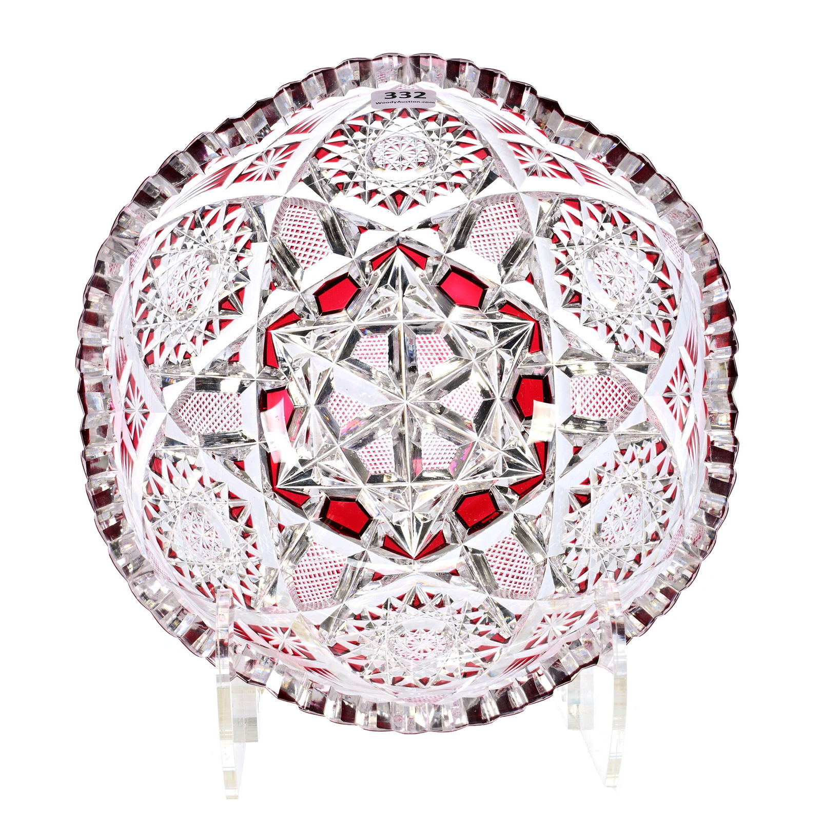 Bowl, BPCG, Red Cut To Clear (1 of 3)