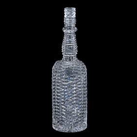 Whiskey Bottle, ABCG, Signed Libbey