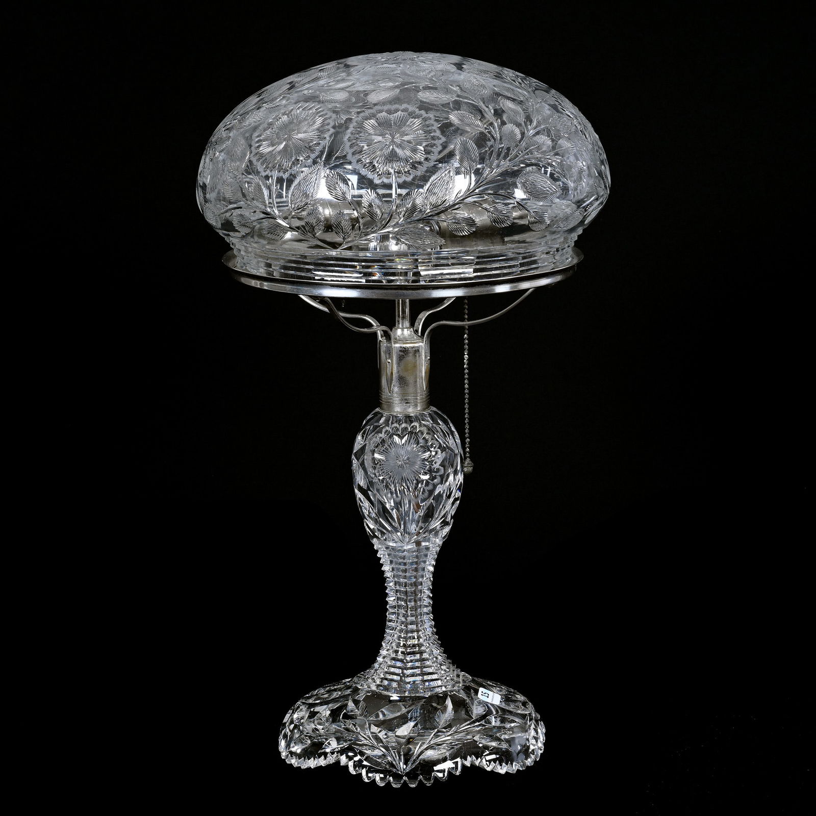 Table Lamp, Mushroom Shade, ABCG (1 of 3)